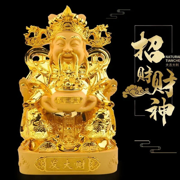 God Buddha Statue Home Living Room Wealth Attraction Decoration