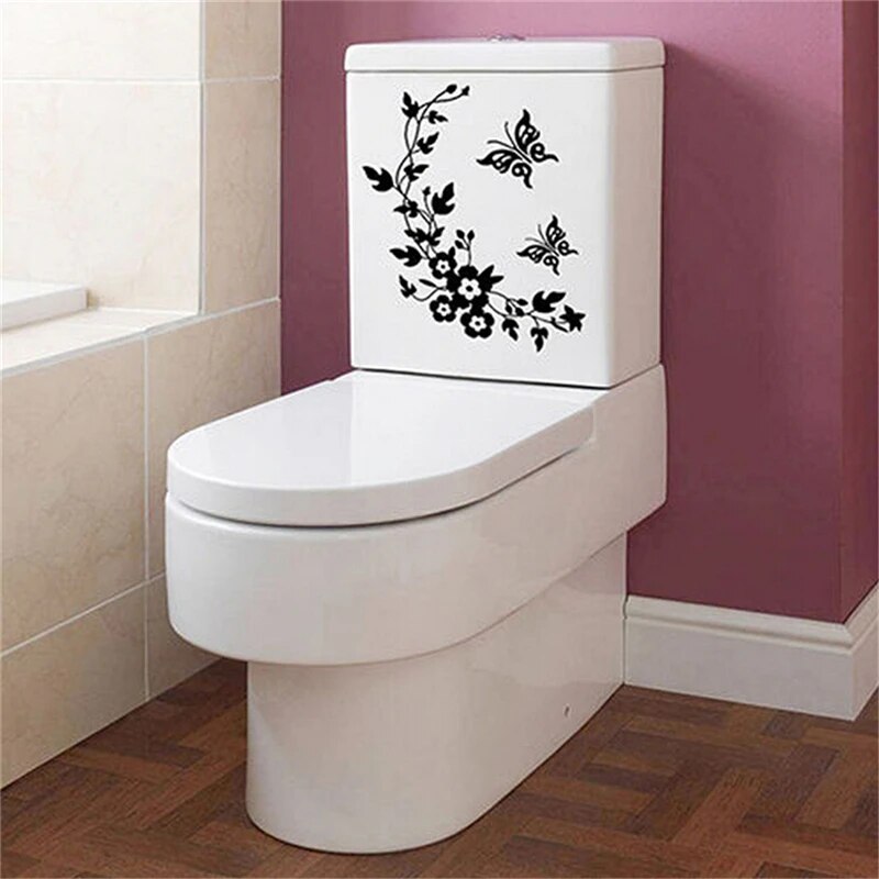 Bathroom Toilet Laptop Wall Decals Sticker Home Decoration