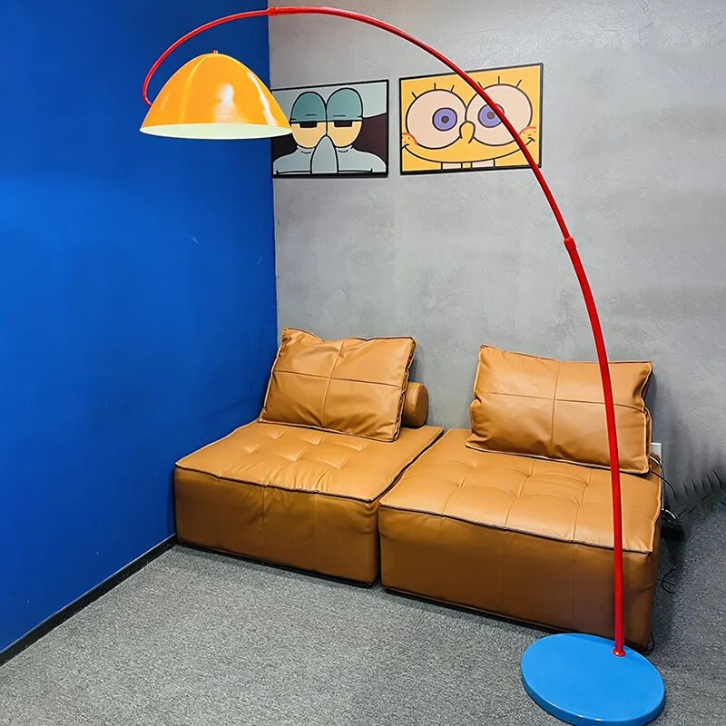 Aesthetic Unique Contemporary Floor Lamp Fishing