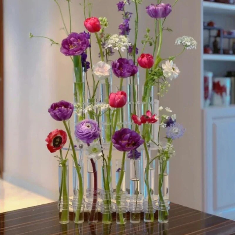 Test Tube Vases, High Appearance Glass Ornaments