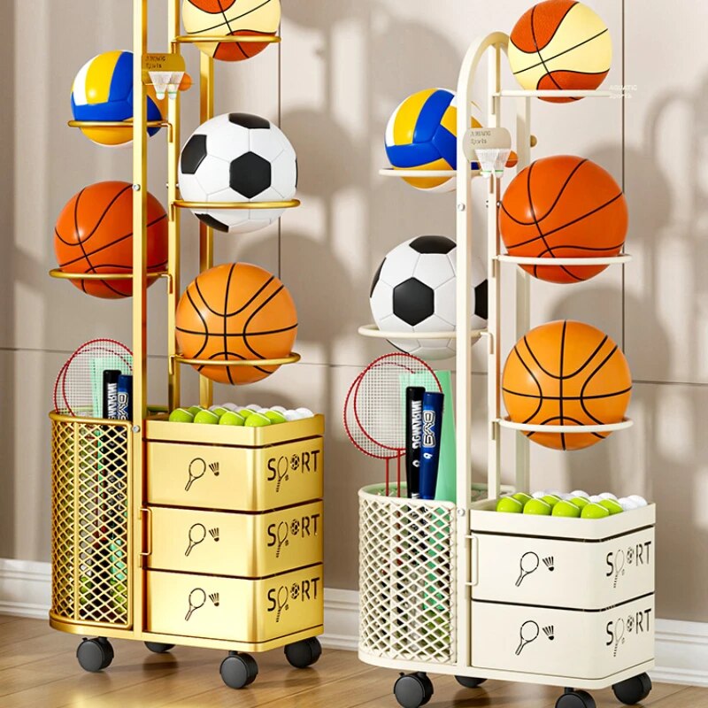 Home Sports Equipment Storage Rack Children's Football Basketball