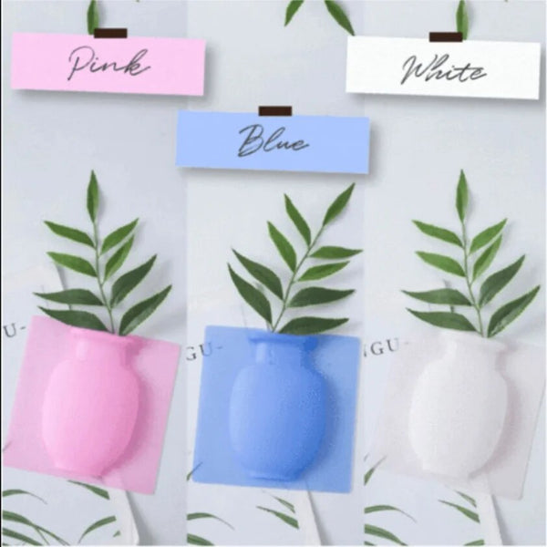 Silicone Additive Sticky Vases Easy Removable Wall Fridge