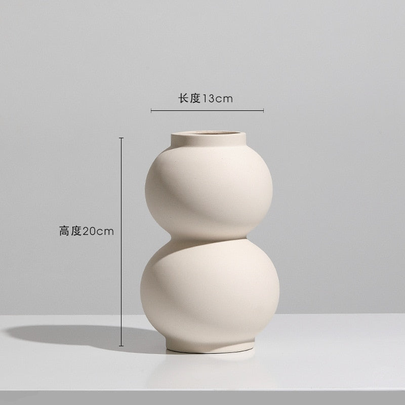 Nordic Style Ceramic Flower Vase