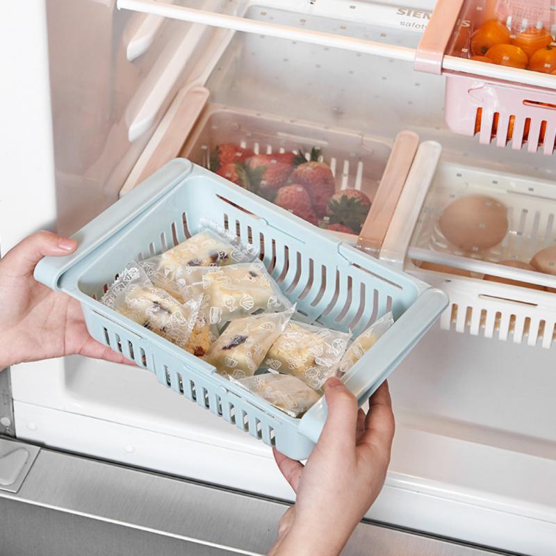 Adjustable Refrigerator Storage Basket